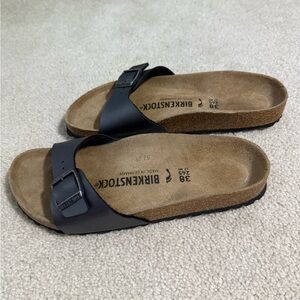 Birkenstock Dark Leather Slip-Ons